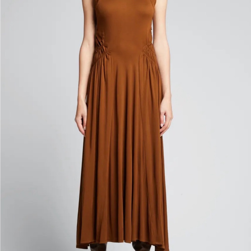 Rebecca Taylor Rich Brown Maxi Dress